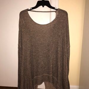Free People Oversized Long Sleeved Tunic